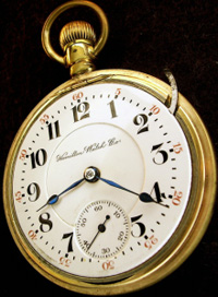 Hamilton lever set model pocket watch